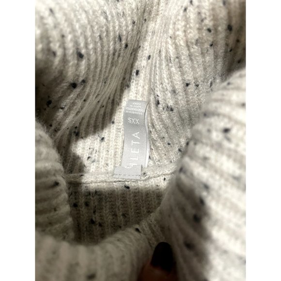 Athleta Cowl Neck Pullover Wool/Cashmere Speckled Sweater Size XXS | U1 - Picture 3 of 6